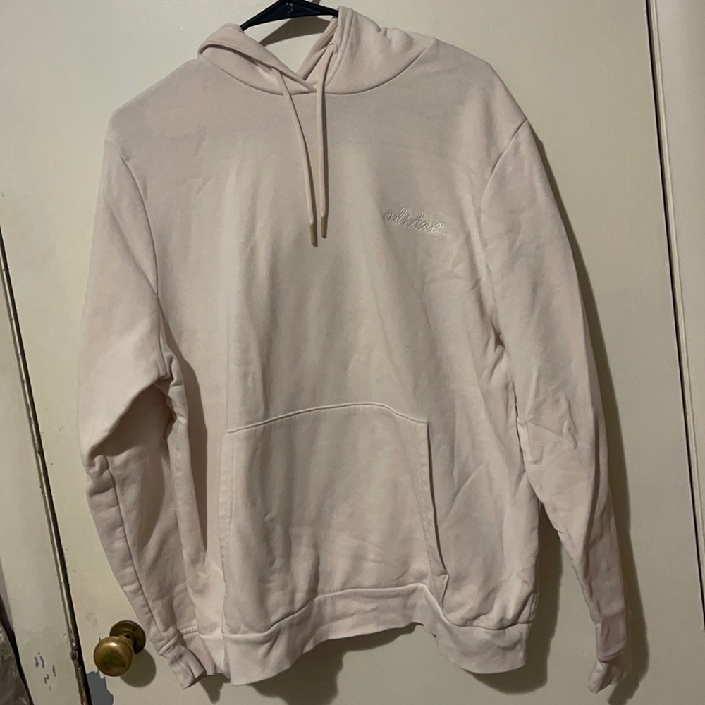 Adidas cream colored sweatshirt. New condition. Size Medium